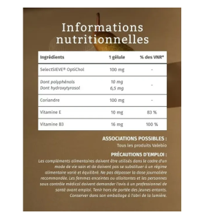Valebio – Cholestérol Santé Cardiovasculaire, 30 gélules