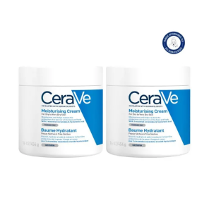 CeraVe – Baume Hydratant Visage et Corps, lot de 2 x 454 g