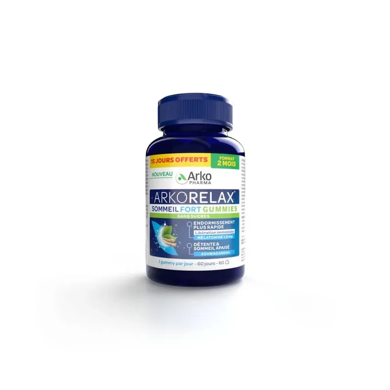 Arkopharma – Arkorelax Sommeil Fort gummies, 60 gummies Arkopharma – Arkorelax Sommeil Fort gummies, 60 gummies