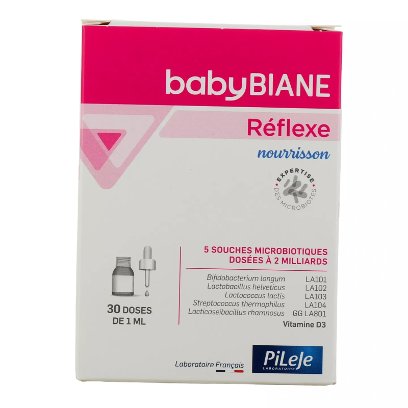 PiLeJe – Babybiane Réflexe Nourrisson Gouttes, 30 ml