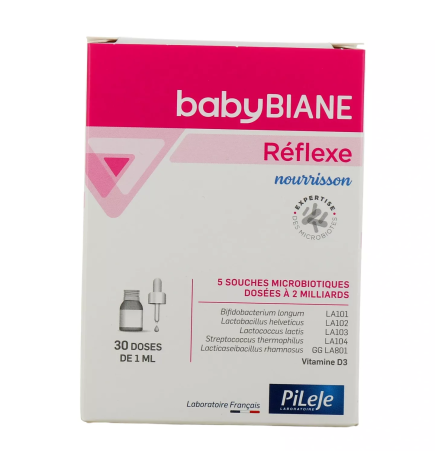 PiLeJe – Babybiane Réflexe Nourrisson Gouttes, 30 ml