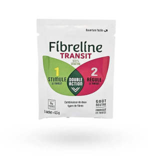 Fibreline – Transit Double Action, 15 sachets de 6,5 g