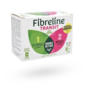 Fibreline – Transit Double Action, 15 sachets de 6,5 g
