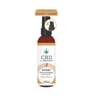 Boiron – Huile de massage CBD et Arnica, 100 ml