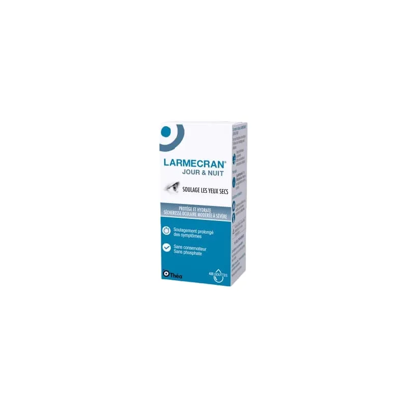 Laboratoires Théa – Larmécran Jour & Nuit Solution Oculaire, 10 ml Laboratoires Théa – Larmécran Jour & Nuit Solution Oculaire, 10 ml
