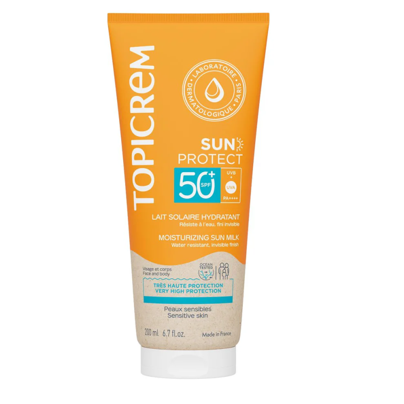 Topicrem – Lait Solaire Hydratant SPF50+, 200 ml