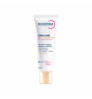 Bioderma – Créaline AR CC Crème SPF50+ Dorée, 40 ml