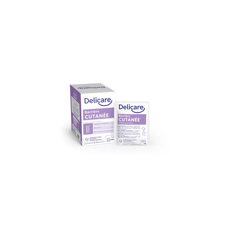Delicare – Barrière Cutanée poudre soluble, 14 sachets Delicare – Barrière Cutanée poudre soluble, 14 sachets
