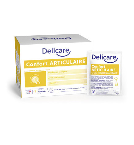 Delicare – Confort Articulaire poudre soluble, 30 sachets de 6 g