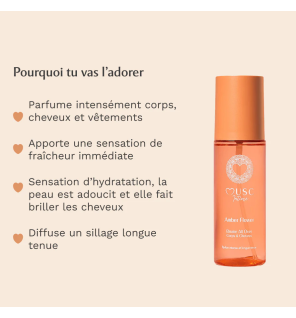 Musc Intime – Brume all over Amb Flower corps et cheveux, 100 ml