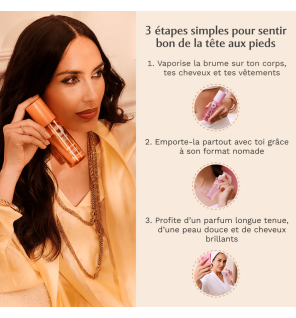Musc Intime – Brume all over Amb Flower corps et cheveux, 100 ml