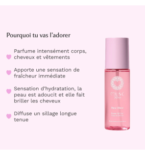 Musc Intime – Brume all over Musc Blanc corps et cheveux, 100 ml