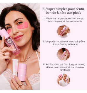 Musc Intime – Brume all over Musc Blanc corps et cheveux, 100 ml