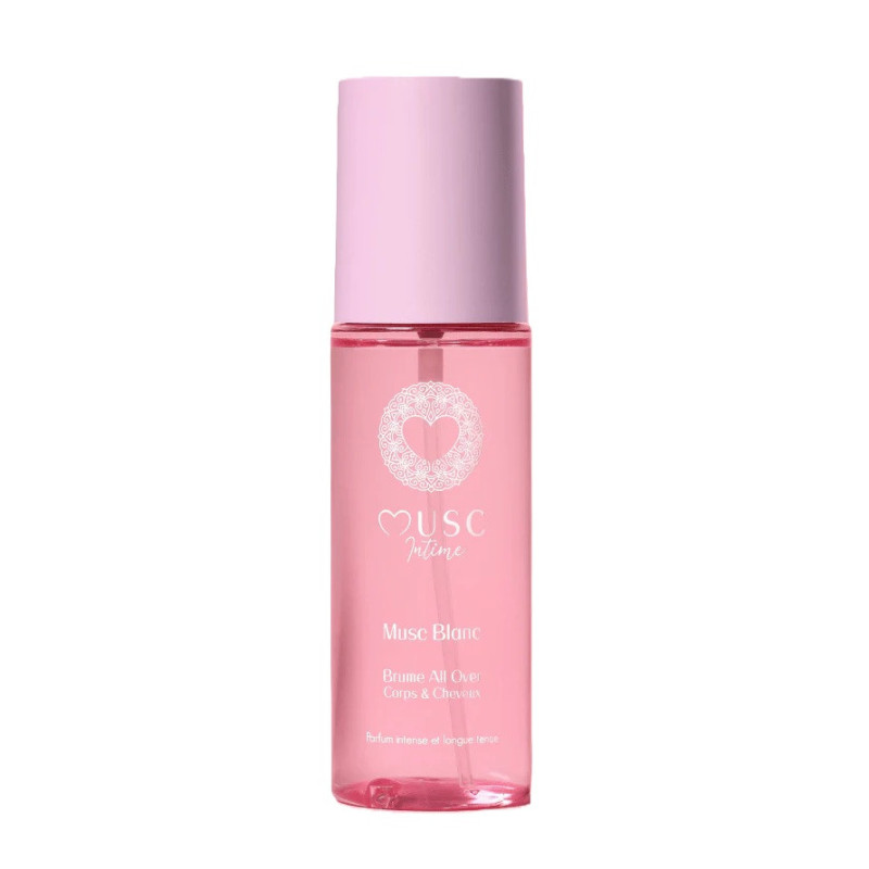 Musc Intime – Brume all over Musc Blanc corps et cheveux, 100 ml Musc Intime – Brume all over Musc Blanc corps et cheveux, 100 ml