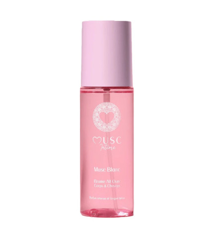 Musc Intime – Brume all over Musc Blanc corps et cheveux, 100 ml