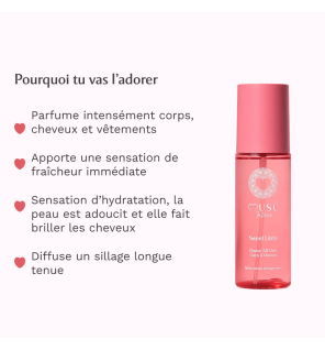 Musc Intime – Brume all over Sweet Litchi corps et cheveux, 100 ml