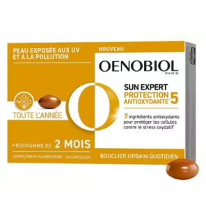 Oenobiol – Sun Expert Protection Antioxydante, 60 capsules
