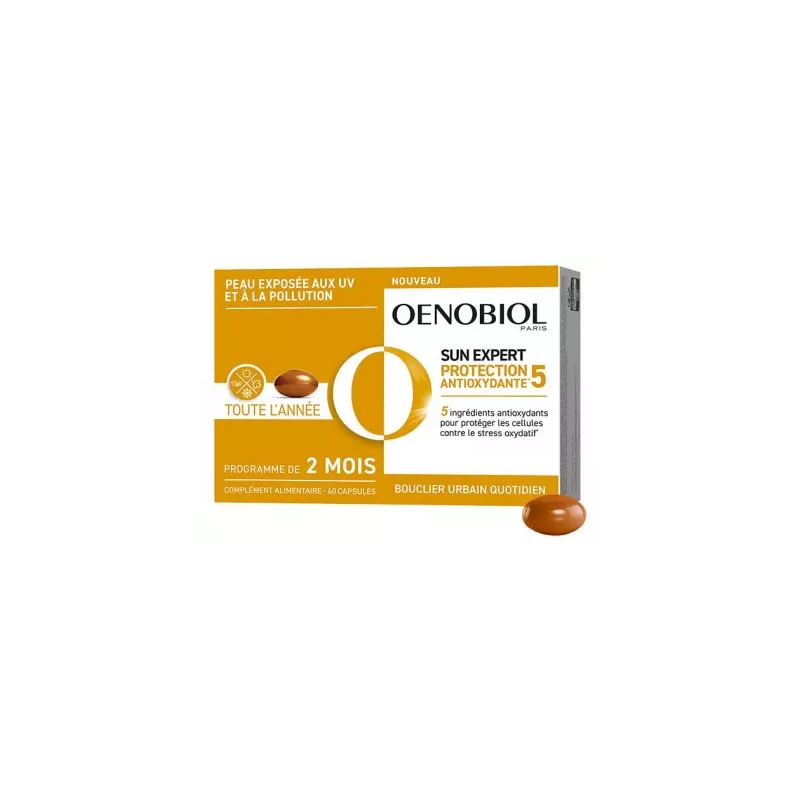 Oenobiol – Sun Expert Protection Antioxydante, 60 capsules Oenobiol – Sun Expert Protection Antioxydante, 60 capsules