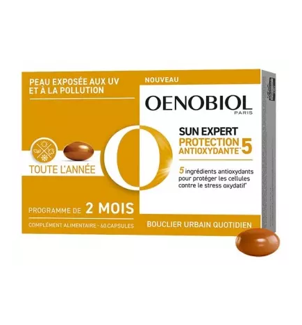 Oenobiol – Sun Expert Protection Antioxydante, 60 capsules