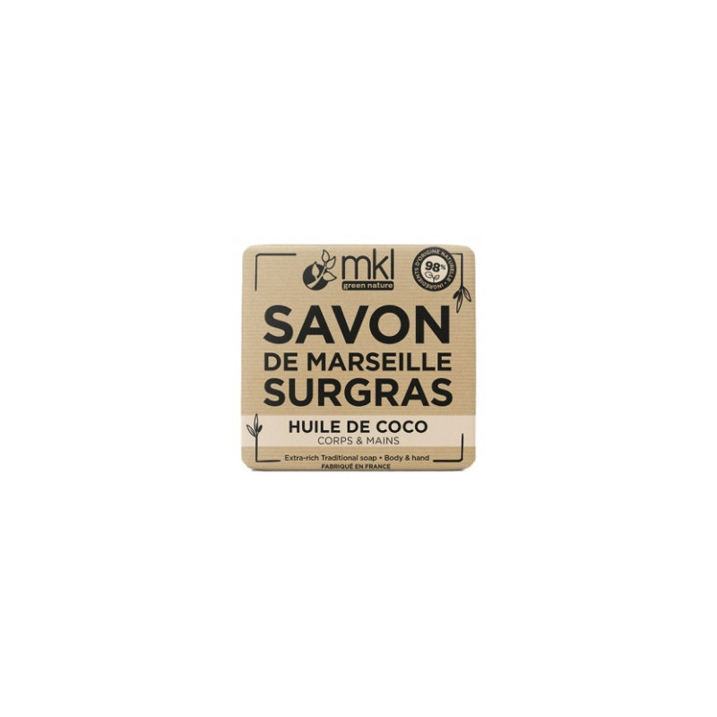 MKL – Savon de Marseille surgras huile de coco, 100 g MKL – Savon de Marseille surgras huile de coco, 100 g