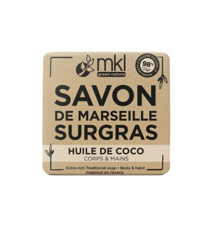 MKL – Savon de Marseille surgras huile de coco, 100 g