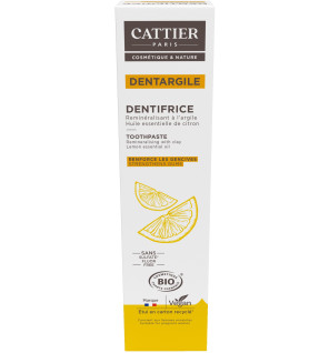 Cattier – Dentargile citron gencives, 75 ml