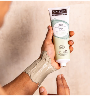 Cattier – Argile verte prête à l’emploi tube grand format, 400 ml