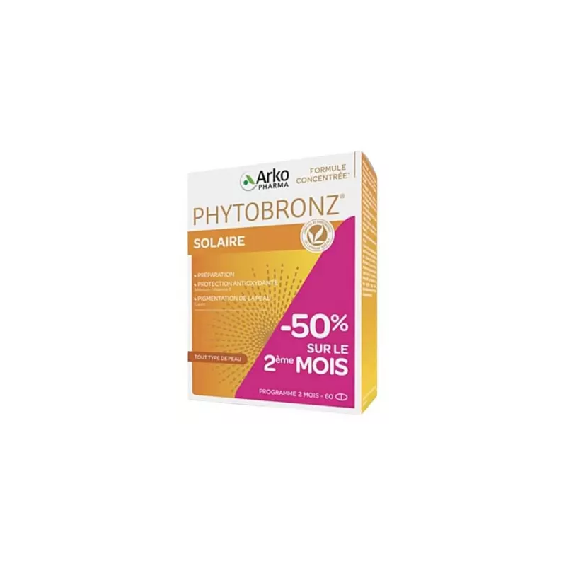 Arkopharma – Phytobronz Solaire, 60 capsules Offre Spéciale Arkopharma – Phytobronz Solaire, 60 capsules Offre Spéciale