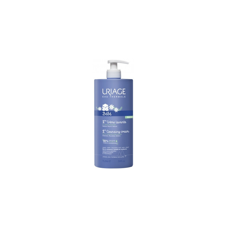 Uriage – Bébé 1ère Crème Lavante, 1 L Uriage – Bébé 1ère Crème Lavante, 1 L