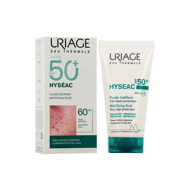 Uriage – Hyséac Fluide Matifiant SPF50+, 50 ml