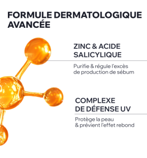 Uriage – Hyséac 3-Regul Soin Global Anti-Imperfections SPF50+, 50 ml