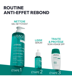 Uriage – Hyséac 3-Regul Soin Global Anti-Imperfections SPF50+, 50 ml