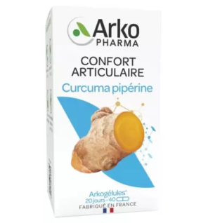 Arkopharma – Arkogélules Curcuma Piperine Bio, 130 gélules