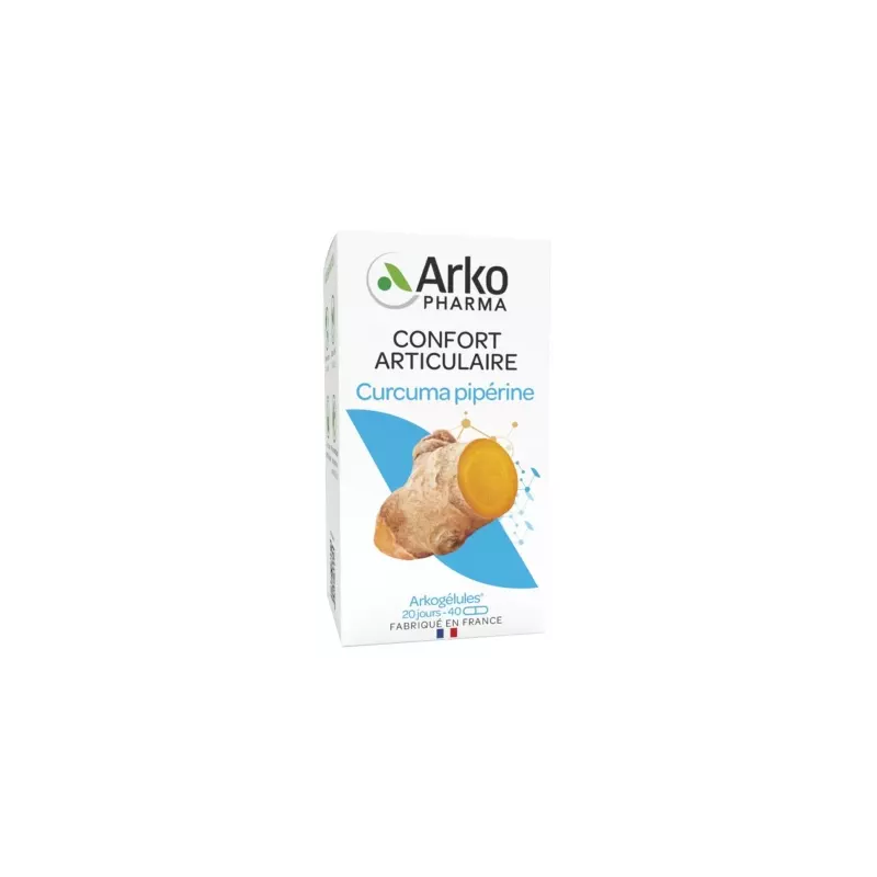 Arkopharma – Arkogélules Curcuma Piperine Bio, 130 gélules Arkopharma – Arkogélules Curcuma Piperine Bio, 130 gélules