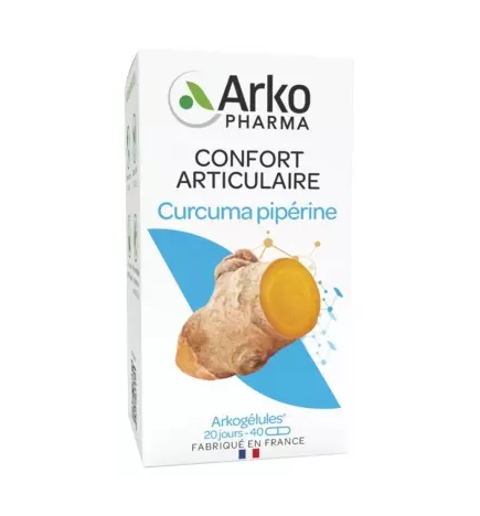 Arkopharma – Arkogélules Curcuma Piperine Bio, 130 gélules
