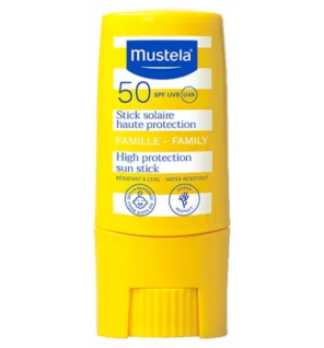 Mustela – Stick solaire haute protection SPF30 famille, 9 ml