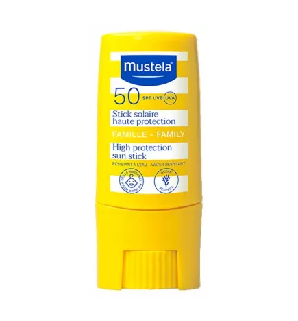 Mustela – Stick solaire haute protection SPF30 famille, 9 ml