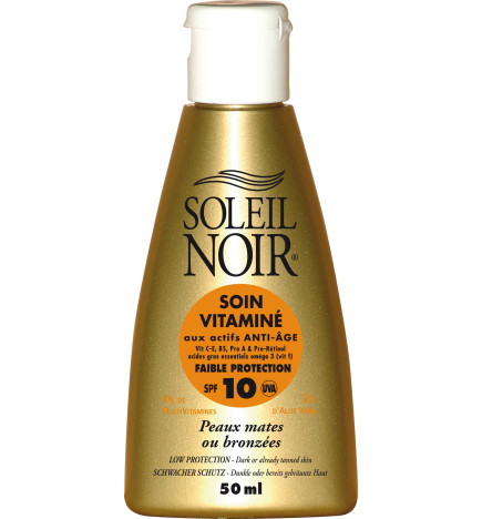 Soleil Noir Soin Vitamine Spf 10 - 50 ml