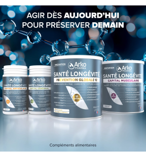 Arkopharma – Santé longévité cérébrale, 60 gélules