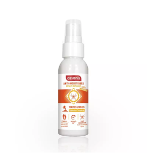 Assanis – Spray répulsif anti-moustiques tropical, 40 ml