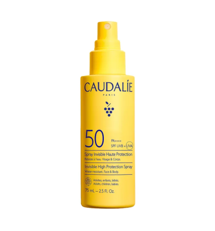 Caudalie – Vinosun Protect spray solaire invisible SPF50+, 75 ml
