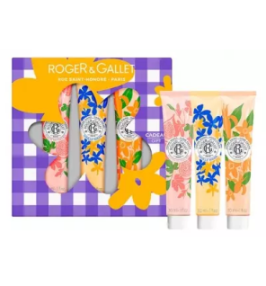 Roger & Gallet – Trio crèmes mains Fleur de Figuier, Vanille Soleil et Néroli, 3 x 30 ml