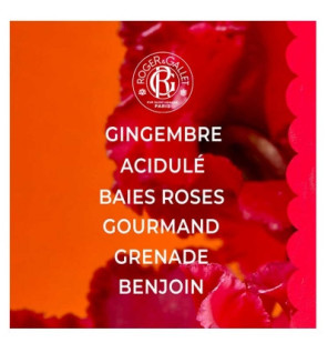 Roger & Gallet – Gingembre Rouge coffret eau parfumée bienfaisante 100 ml + parfum solide 5 g