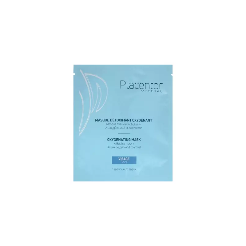 Placentor Végétal – Masque visage détoxifiant oxygénant, 20 ml