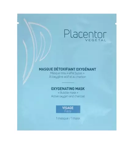 Placentor Végétal – Masque visage détoxifiant oxygénant, 20 ml