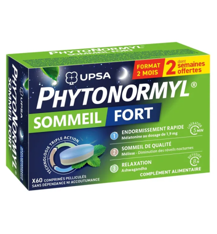 UPSA – Phytonormyl Fort Sommeil, 60 comprimés
