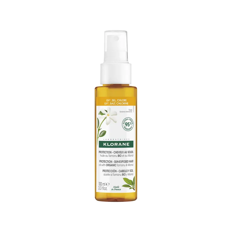 Klorane – Huile au Tamanu BIO et au Monoï, 100 ml