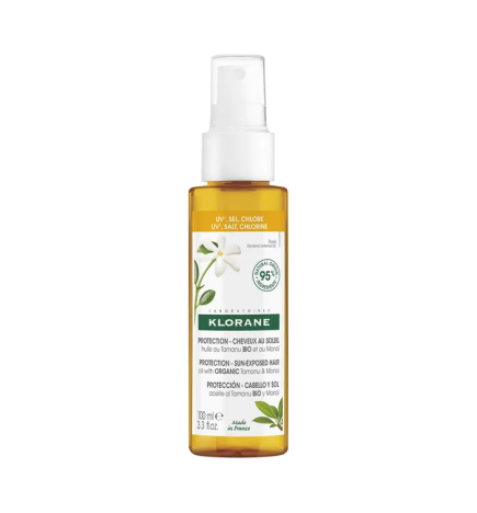 Klorane – Huile au Tamanu BIO et au Monoï, 100 ml