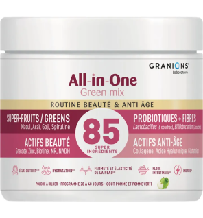 Granions – All-in-One Green Mix Routine Beauté Anti-Âge, 166 g