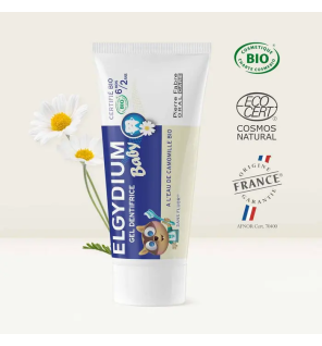 Elgydium – Dentifrice Bébé Bio 6 mois+, 30 ml